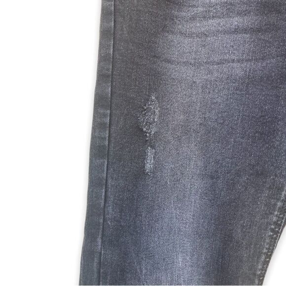 STRADIVARIUS | Black Distressed Skinny Jeans (Size 10) - Picture 4 of 5